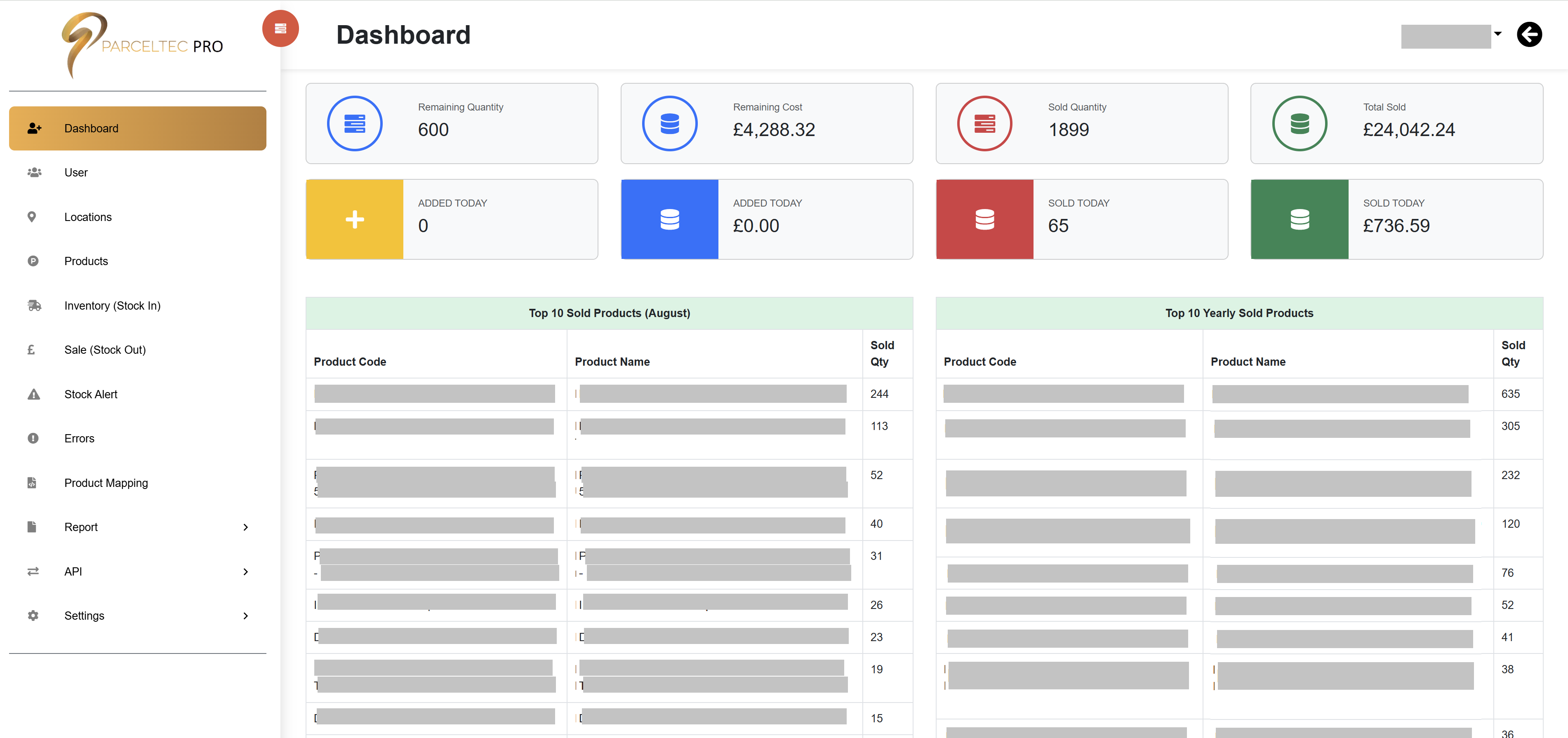 Stock Sync Pro Dashboard - Sync orders from Amazon and eBay